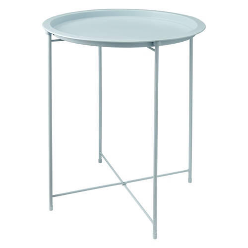 Foldable Tray Top Table, Blue