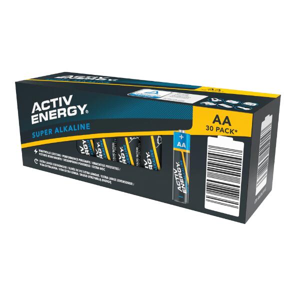 ACTIV ENERGY(R) 				Alkalibatterien, 30 St.