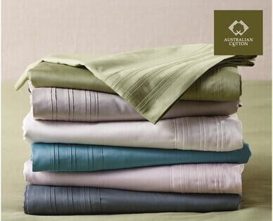 375 Thread Count Australian Cotton Fitted Sheet Set – Queen Size