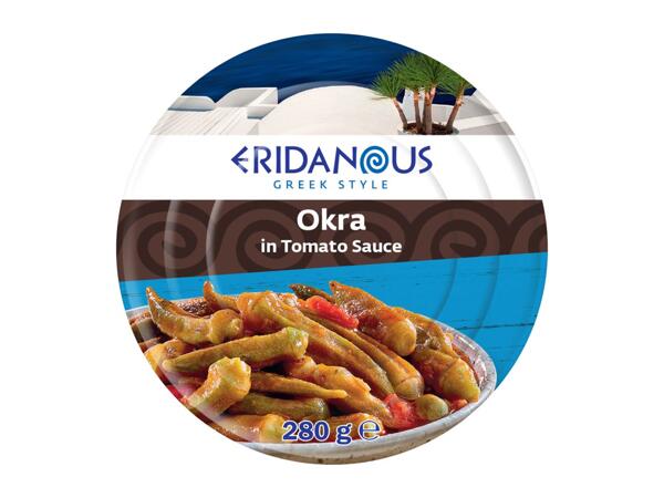 Eridanous Okras In Tomato Sauce