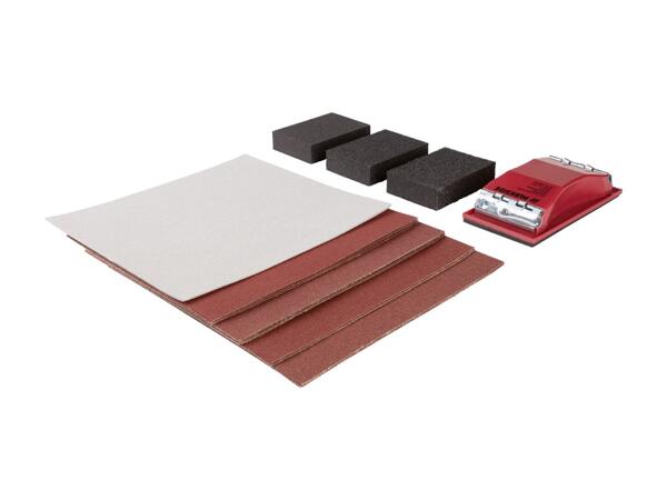 Set de ponçage à la main, 24 pièces