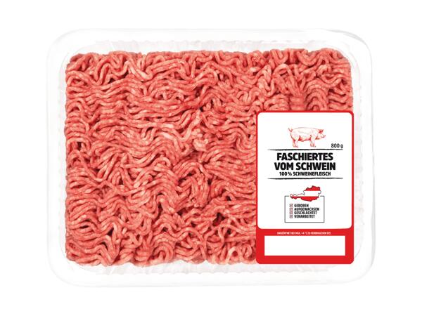 Frisches Faschiertes vom Schwein