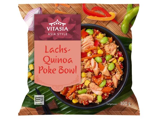 Lachs-Quinoa Poke Bowl