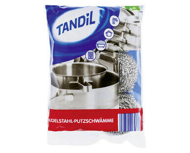 TANDIL 
 EDELSTAHLPUTZ-SCHWÄMME