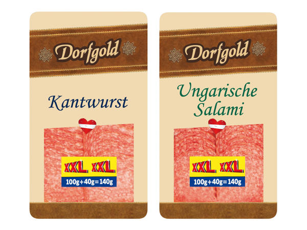 DORFGOLD Kantwurst/Ungarische Salami