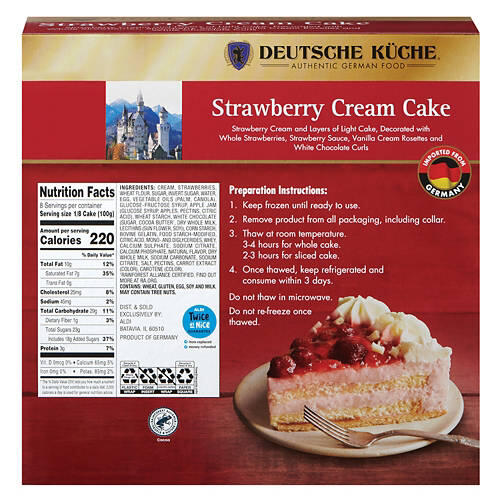 Strawberry Cream Cake, 28.2 oz