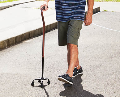 Adjustable Quad Walking Stick