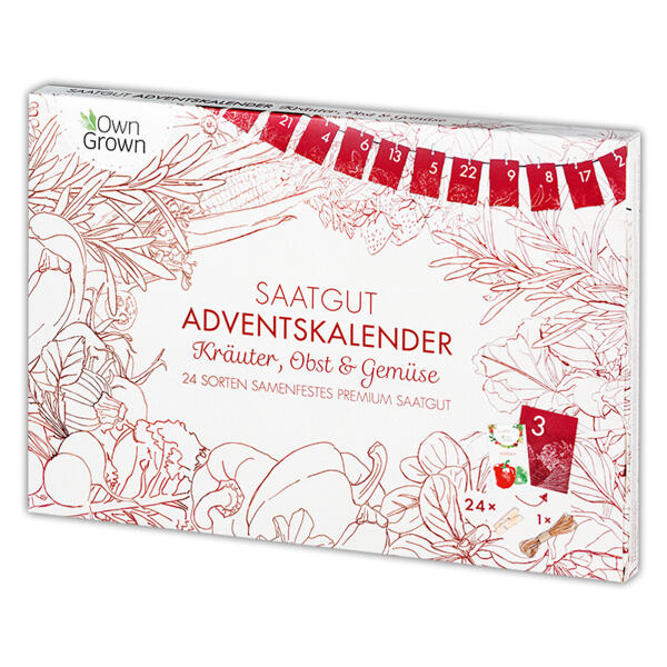 PREMIUM Saatgut-Adventskalender