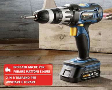 Trapano battente a batteria WORKZONE(R)