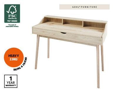 Lift Top Desk – Natural