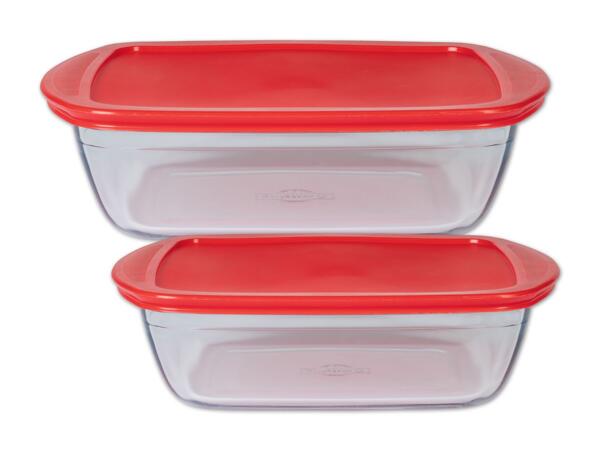Glas Frischhaltedosen-Set, 2-teilig