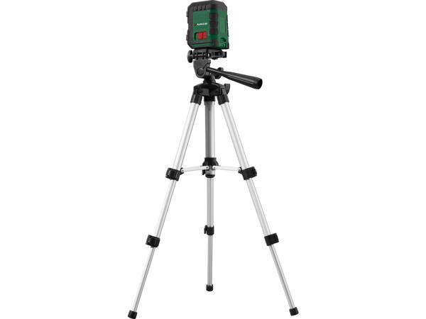 Krysslaser med stativ