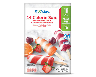 Fit & Active 14 Calorie Vanilla Cream Bars Variety Pack
