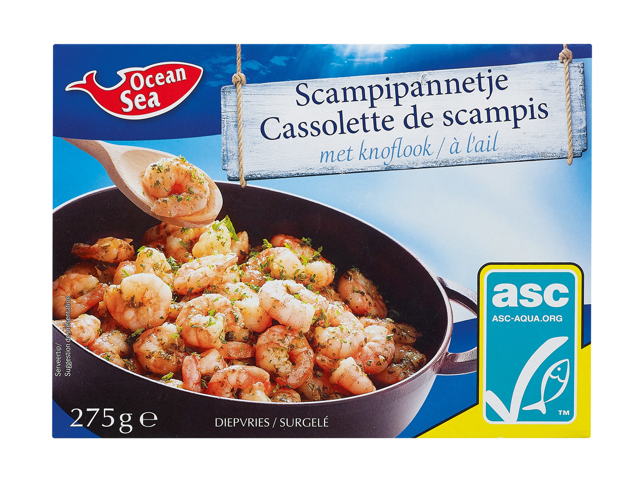 Scampi in Knoblauchbutter