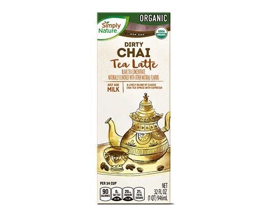 Simply Nature 
 Organic Tea Latte Concentrate Assorted Varieties