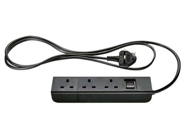 3 Socket Extension Lead