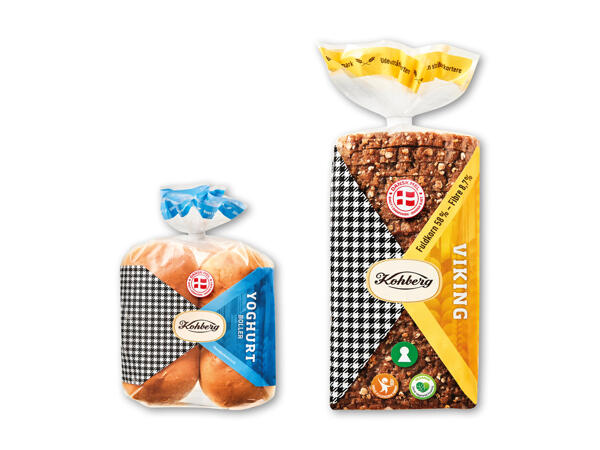 Kohberg yoghurtboller eller Viking rugbrød