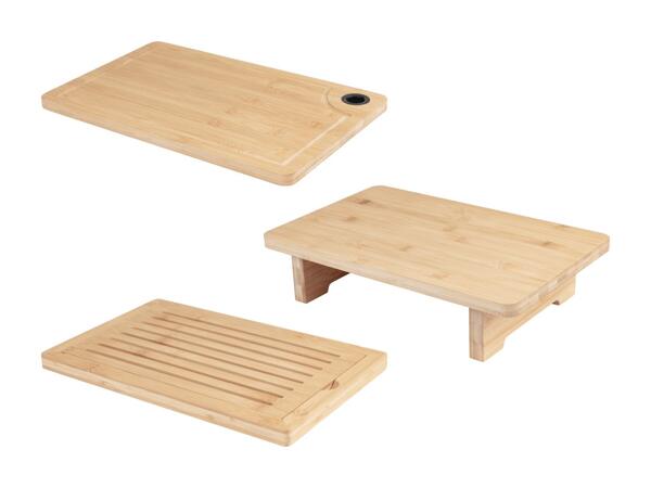 Assortiment de planches en bambou