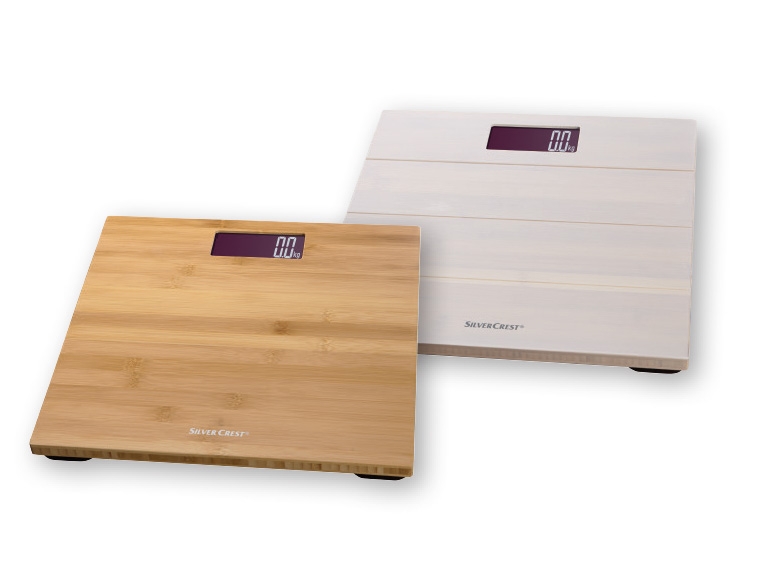 SILVERCREST(R) Bamboo Weighing Scales