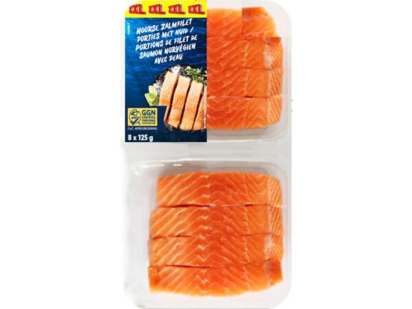 Filet de saumon sur peau XXL