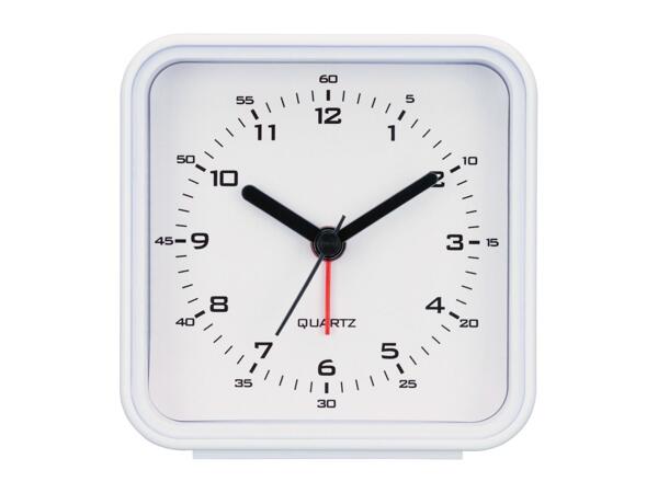 Tronic White Alarm Clock