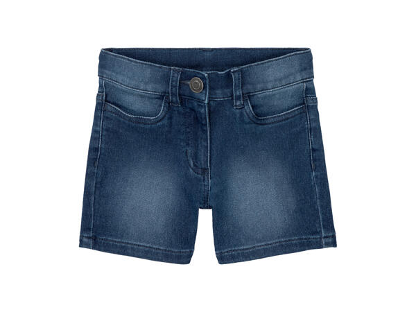 Girls' Sweat Denim Shorts