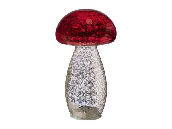 Livarno Home Red Light-Up Decorative Toadstool