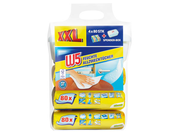 Lingettes nettoyantes humides