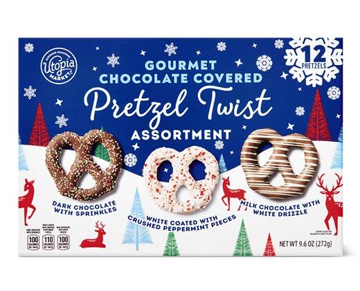 Utopia Market 
 Gourmet Chocolate Covered Pretzel Twists