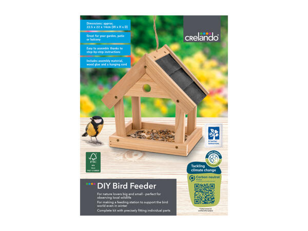 Crelando Make Your Own Bird Feeder/ Bee and Insect Hotel