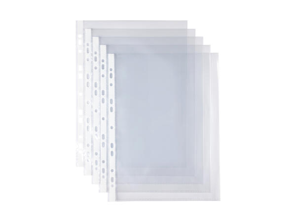 Chemises en plastique A4, lot de 100