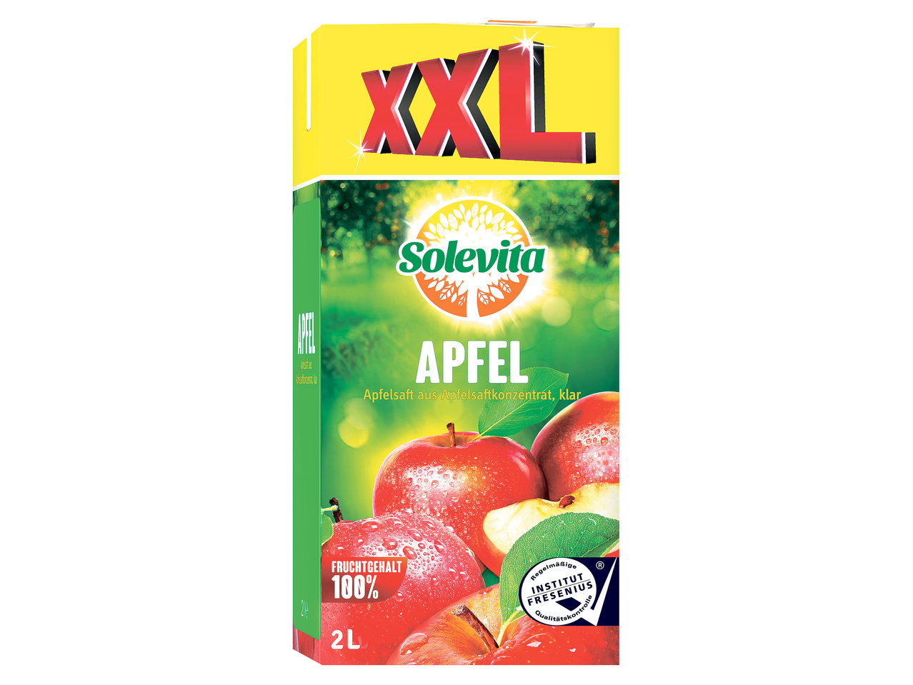 SOLEVITA Apfelsaft 1,5 l + 0,5 l gratis