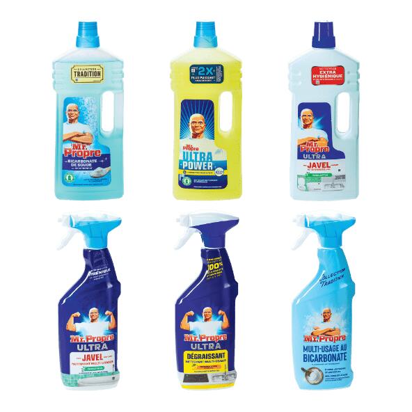MR. PROPER(R)/MR. PROPRE(R) 				Détergent universel ou spray, 2 pcs