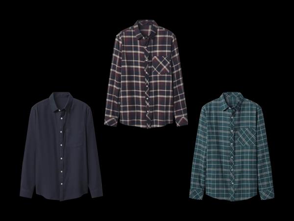 Chemise décontractée en flanelle