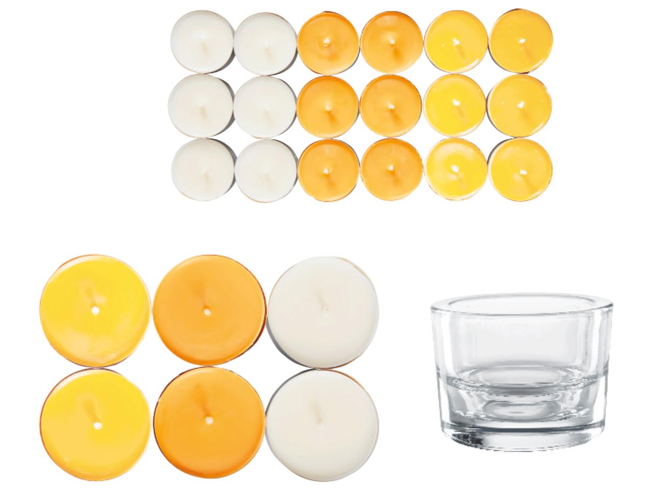 MELINERA(R) Scented Tealights/ Tealight Holder