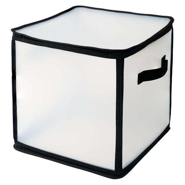 KIRKTON HOUSE Clear & Black Collapsible Zip Storage