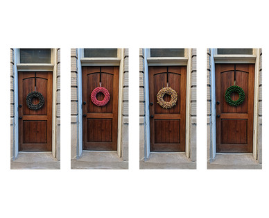 Huntington Home 18" Wood Curl Wreath