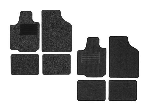 Set de tapis pour voitures universels, 4 pièces