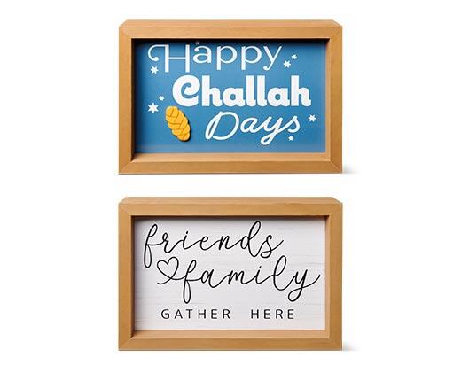 Huntington Home 
 Hanukkah Reversible Box Sign