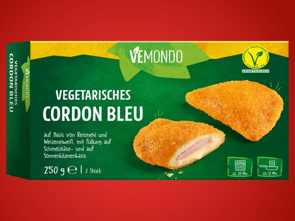 Vegetarisches Cordon Bleu