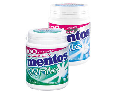 MENTOS(R) 
 GOMME DA MASTICARE WHITE XXL