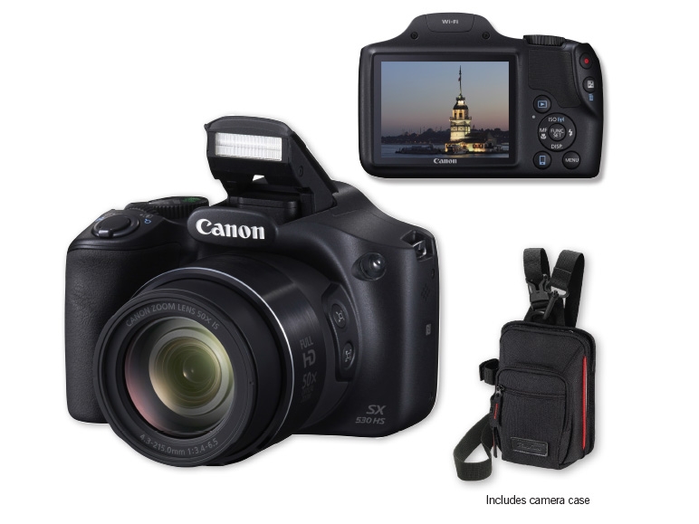 CANON(R) Canon PowerShot SX530 HS + Canon DCC 2500 Camera Case