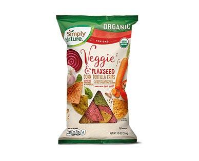 Simply Nature 
 Organic Veggie & Flaxseed Corn Tortilla Chips
