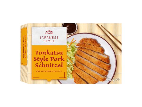 Tonkatsu style pork escalope