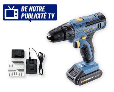 Perceuse-visseuse à accu li-ion 12V WORKZONE(R)