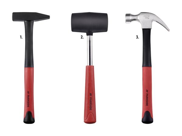 Assortiment de marteaux (valable uniquement en Suisse romande)