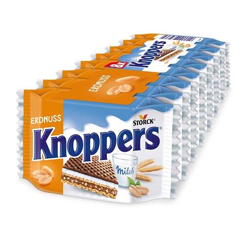 STORCK Knoppers Waffelschnitte, Erdnuss