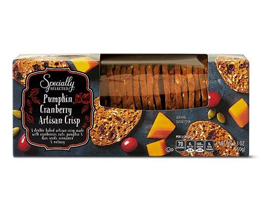 Specially Selected 
 Artisan Crisps Maple Cinnamon or Pumpkin Cranberry