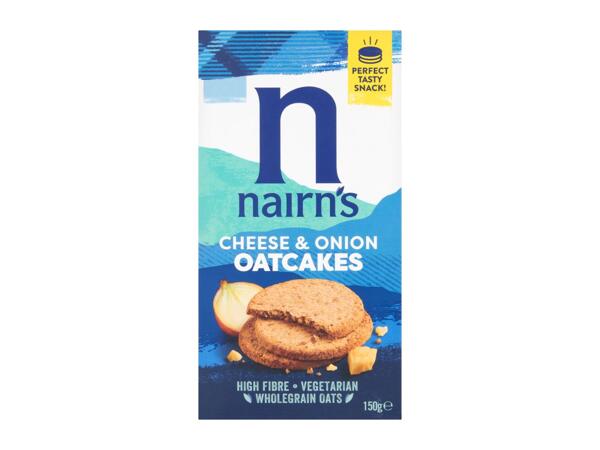 Nairn's Cheese & Onion Oatcakes 150g
