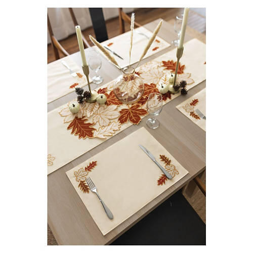 4 Pack Placemats - Autumn Leaves